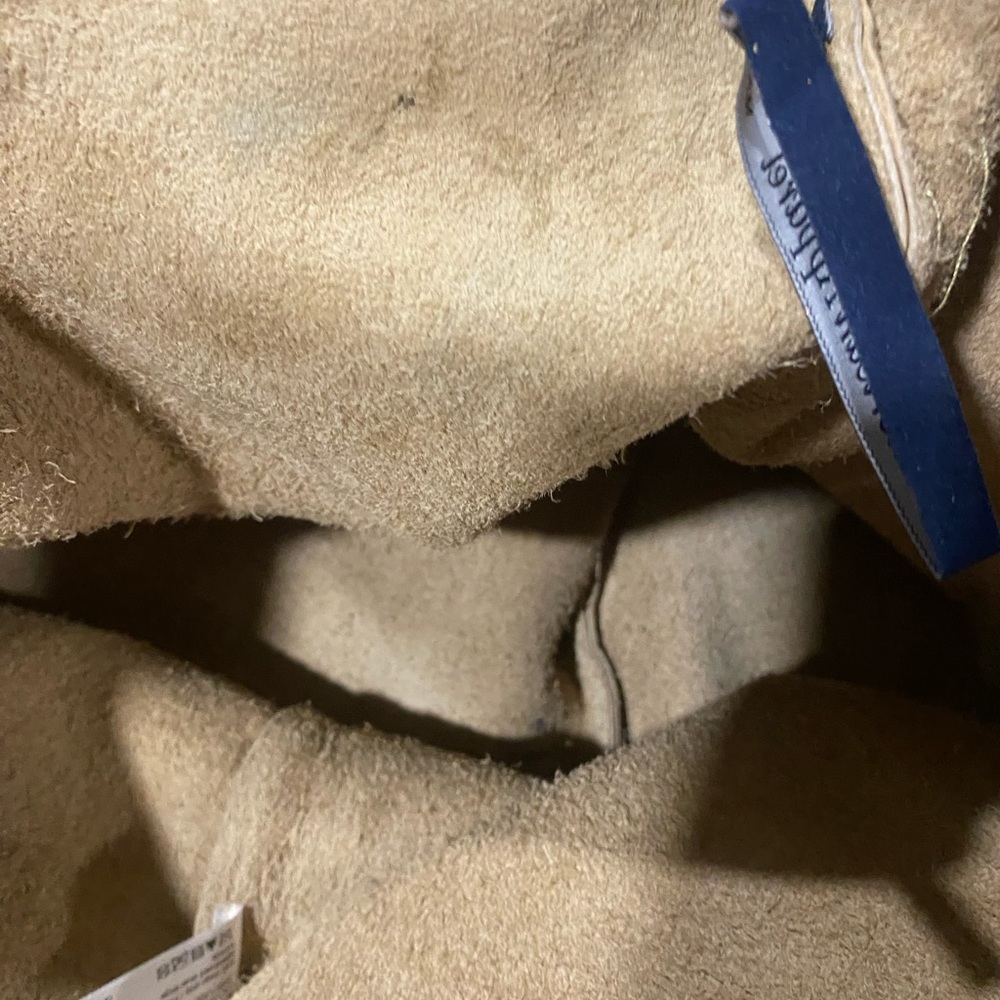 Elegant Tan Leather Clutch - Picture 4 of 4